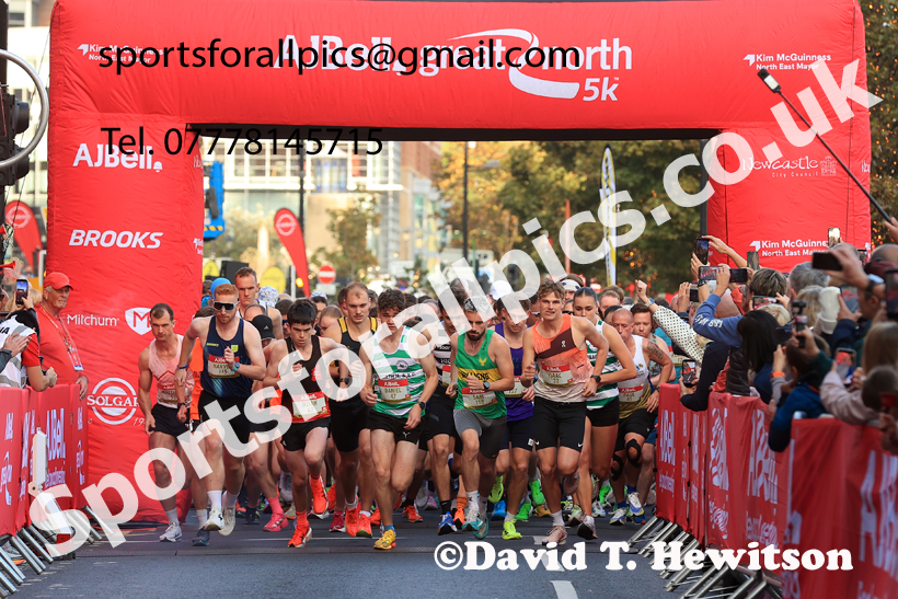 The 2026 AJ Bell Great North 5k, Newcastle Quayside. Photo: David T. Hewitson/Sports for All Pics